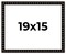 19x15 Bamboo Picture Frame with UV-Resistant Acrylic & Acid Free Backing, Available in 4 Finishes - Brown, Black, Gold, and Natural